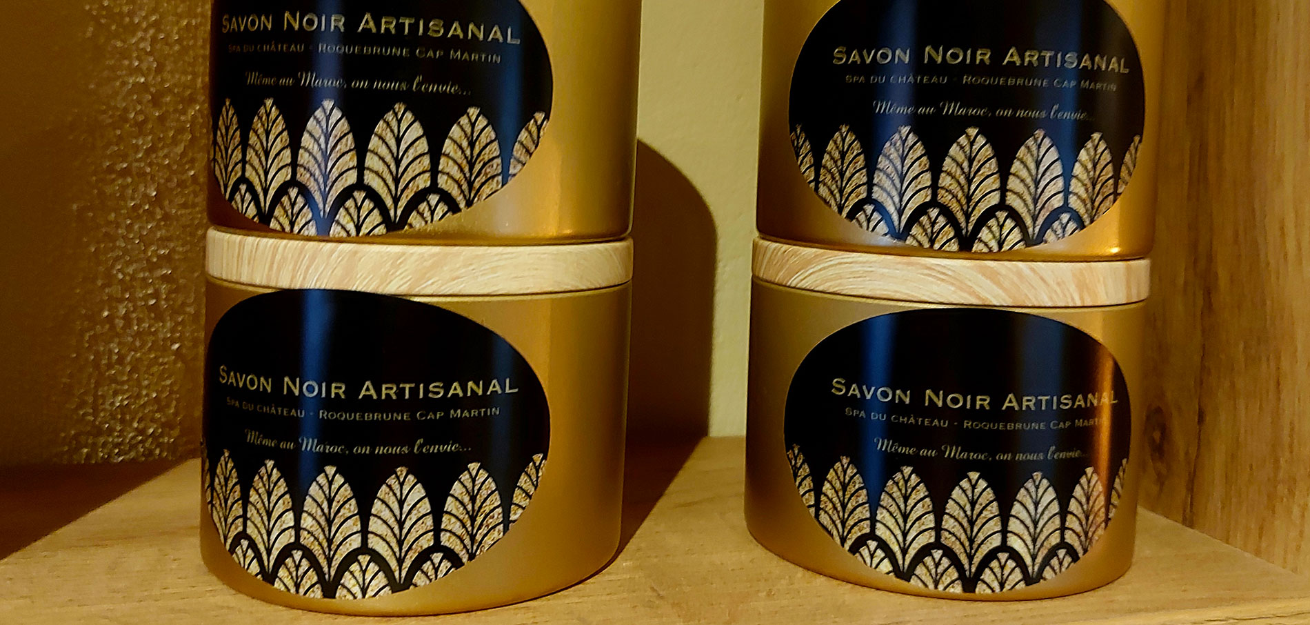 savon noir en présentation